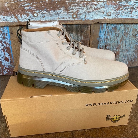 Dr. Martens Gray Bonny Canvas Chukka Boot - Picture 3 of 5